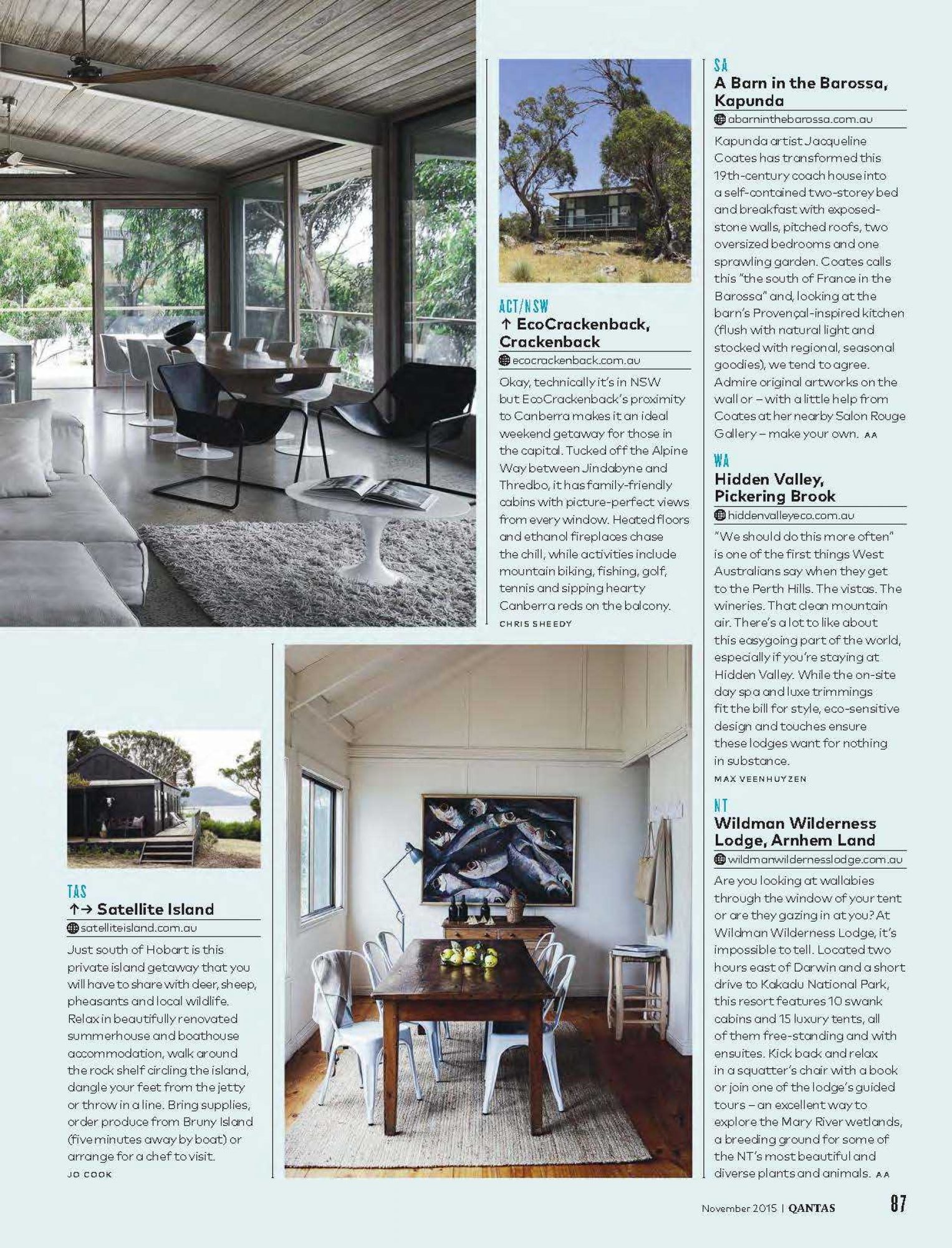 Qantas Magazine | Press | Rob Mills Architects